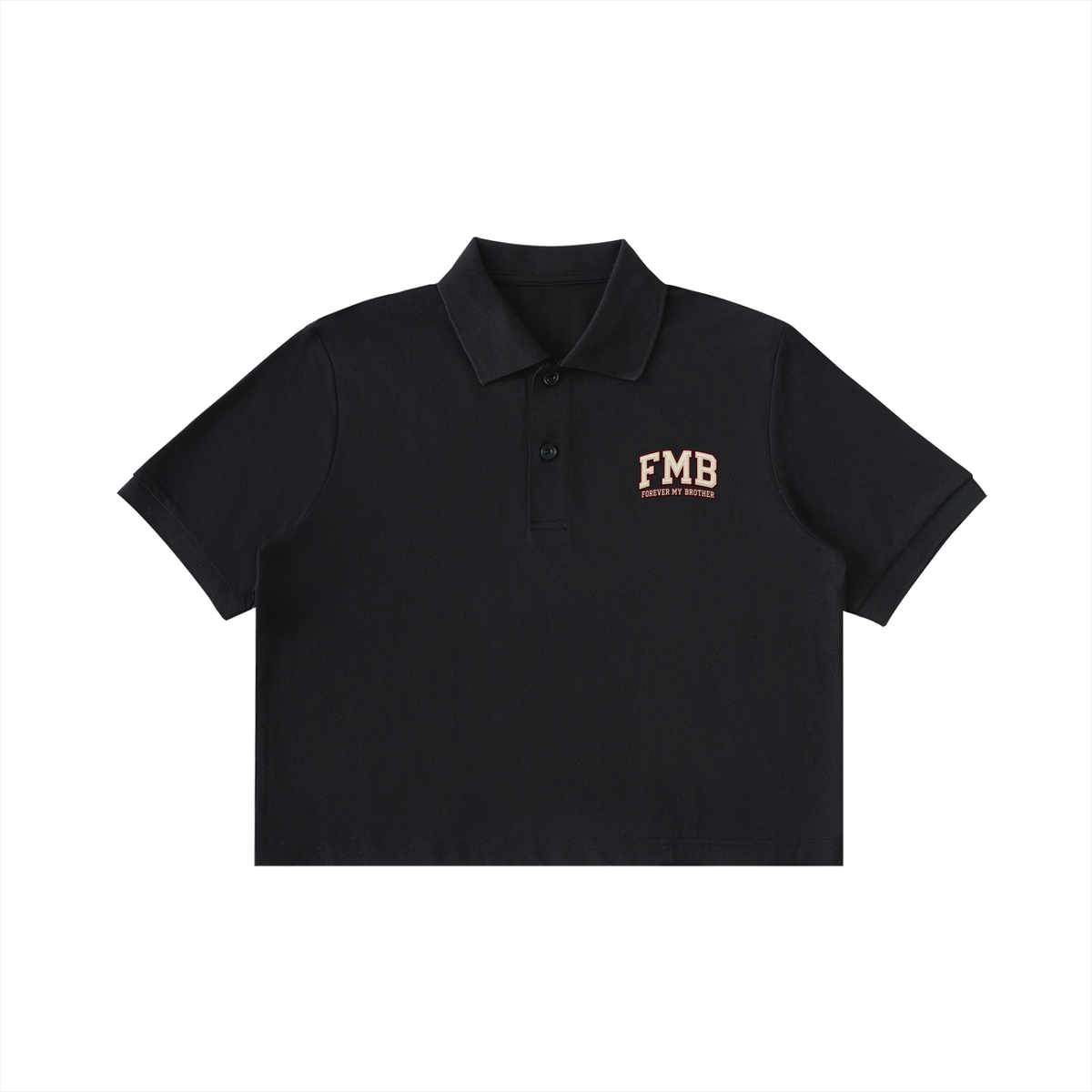 FMB Essential Cropped Polo Shirt