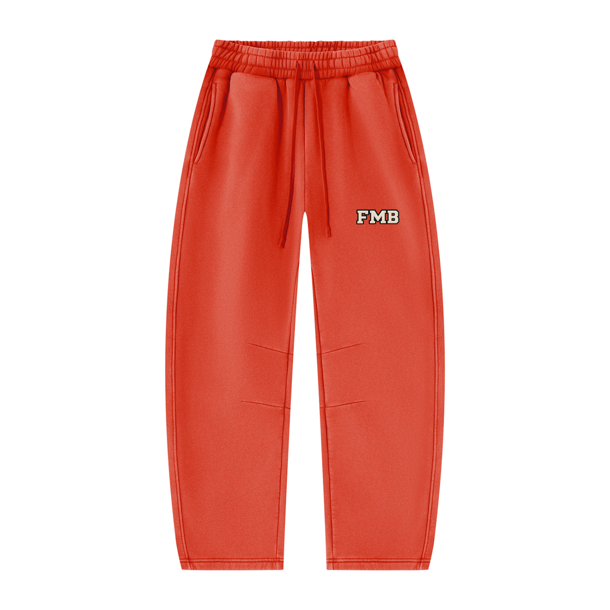 collegaite Vintage Wash Barrel Leg Sweatpants