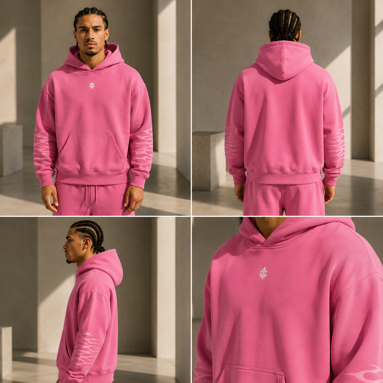 Sunfade Fleeced Hoodie