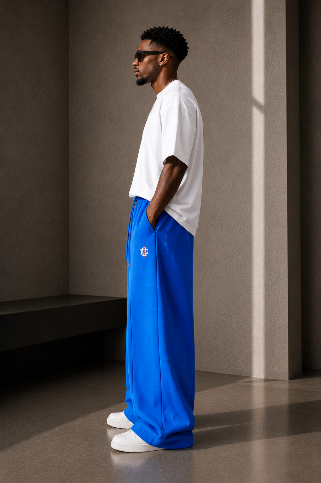 FMB Heavyweight Wide Leg Panel Sweatpants