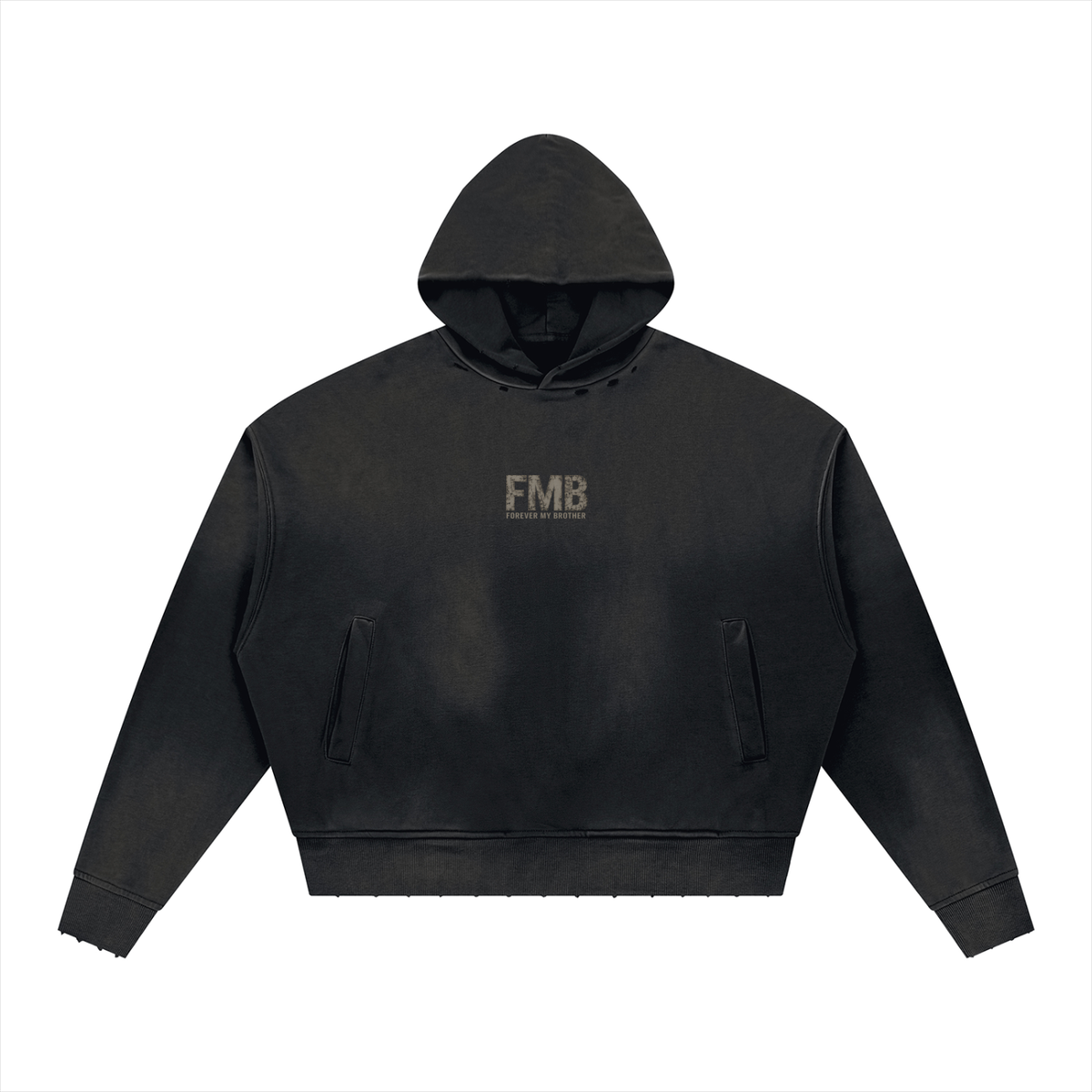 FMB Builr for the Cold  Sunfade  Boxy Hoodie