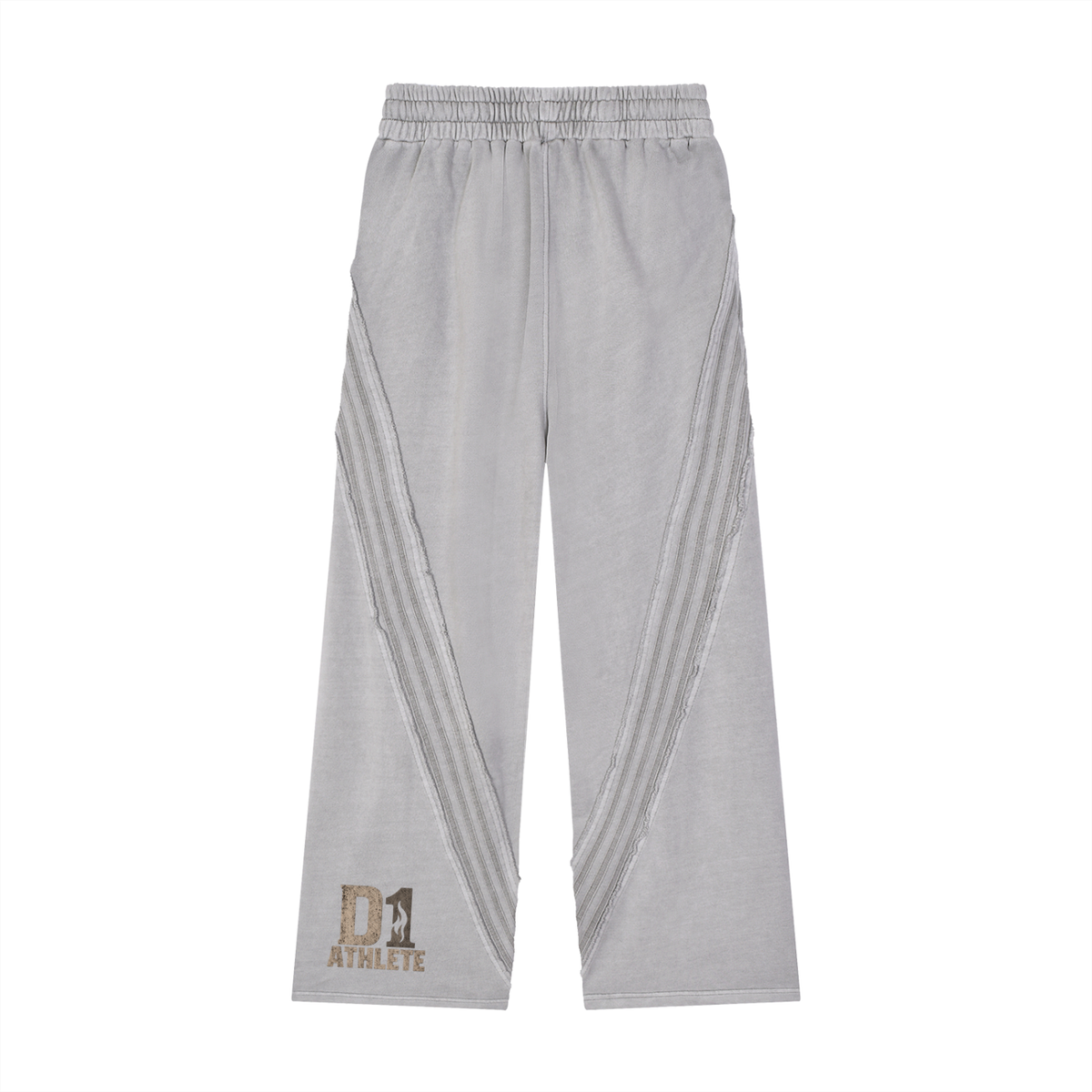D1 Athlete Snow Washed  Raw Edge Sweatpants