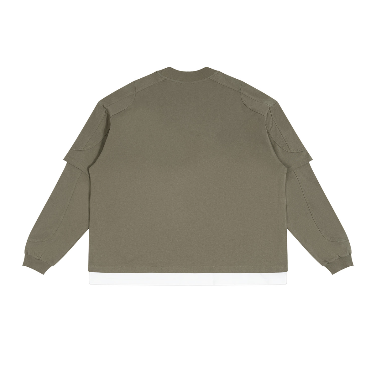 FMB Paneled Layer Color Block T-Shirt