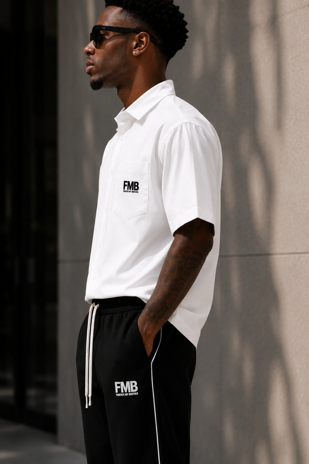 FMB Unisex Boxy Heavyweight Short Sleeve Shirt