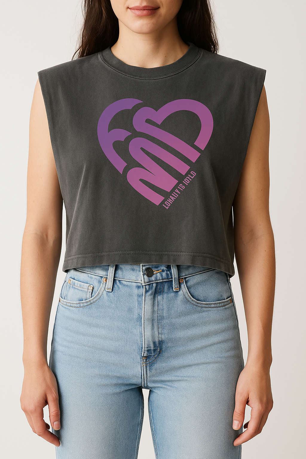 (FMB) Loyalty Heart Vintage Crop