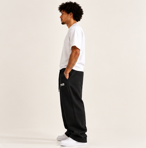 Collegiate Vintage Wash Barrel Leg Sweatpants