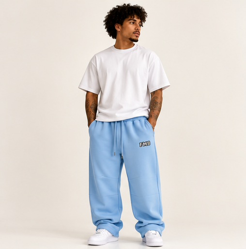 Collegiate Vintage Wash Barrel Leg Sweatpants