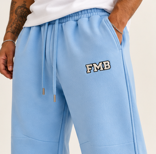 Collegiate Vintage Wash Barrel Leg Sweatpants