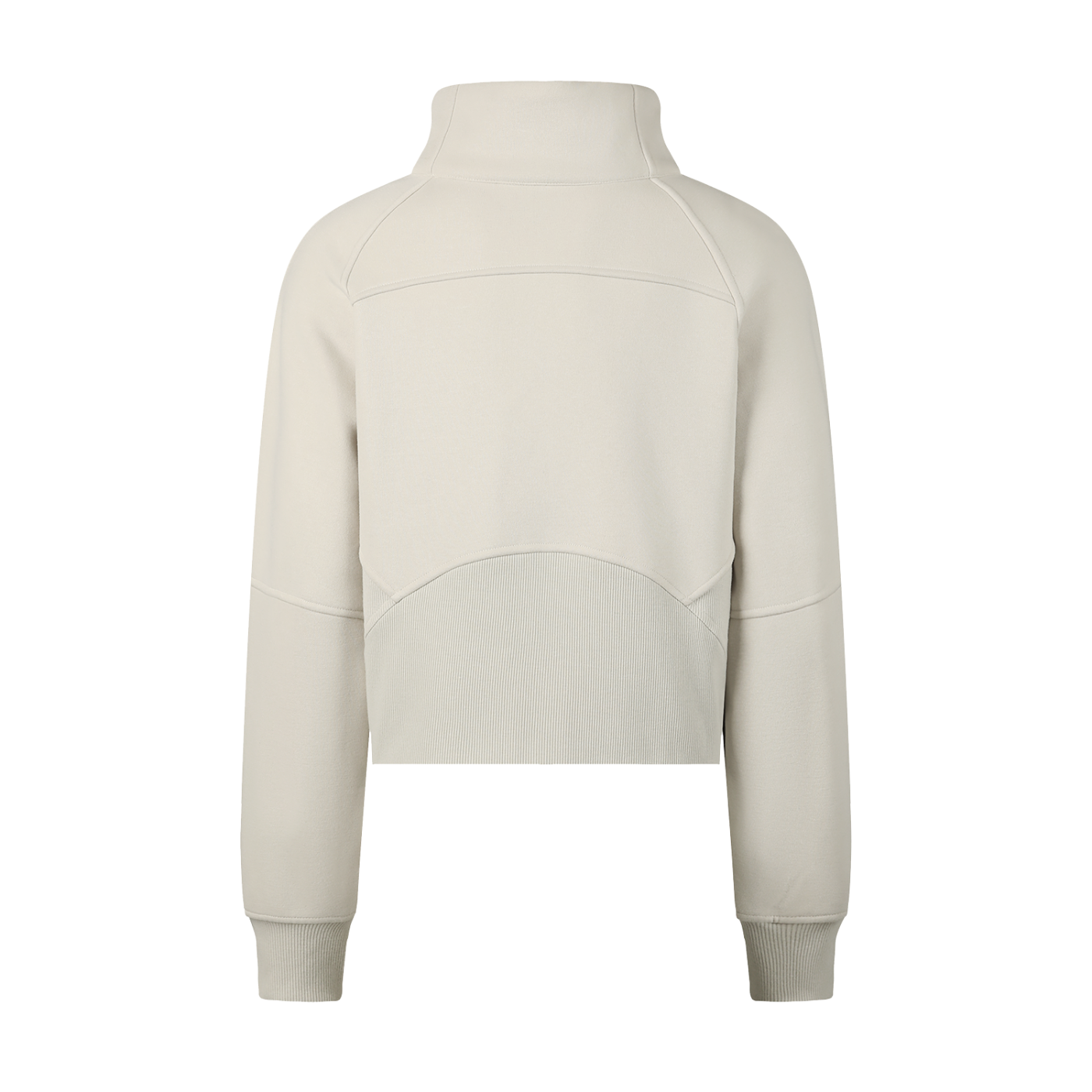 Cropped Half-Zip Sweatshirt 