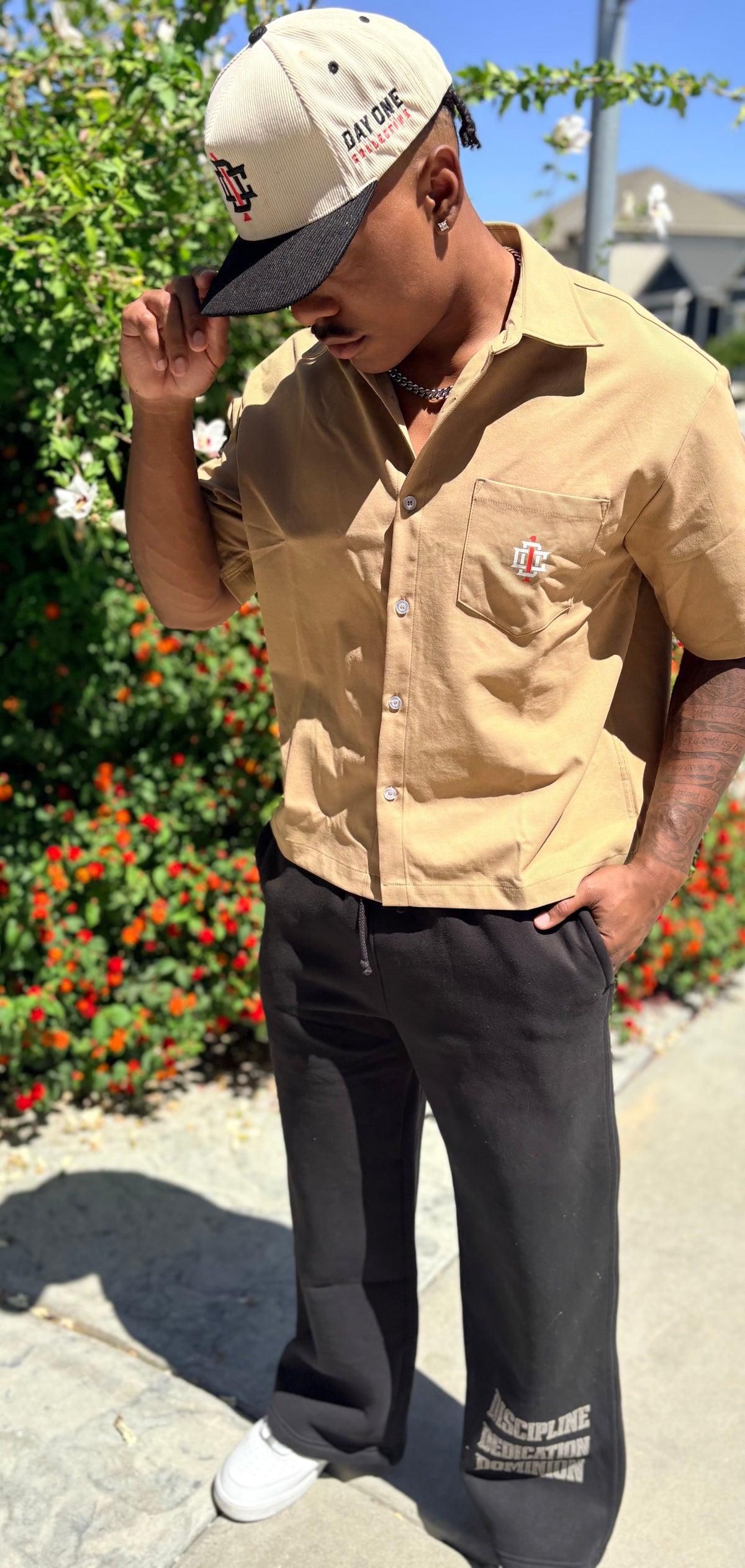 D1 Lux Unisex Boxy Heavyweight Short Sleeve Shirt