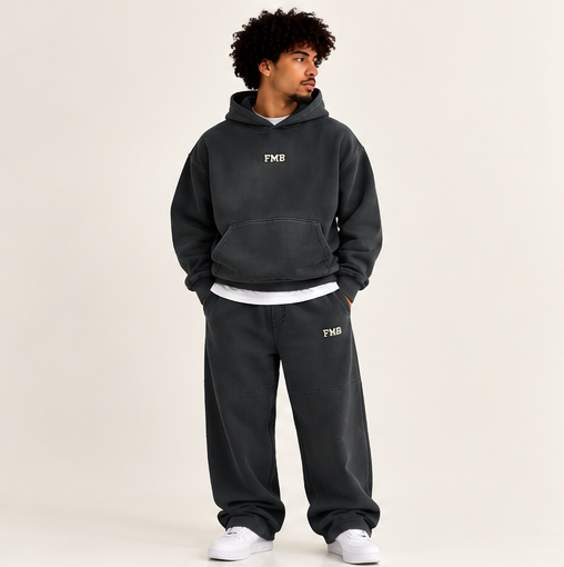 FMB Collegiate Wash Boxy Hoodie V2