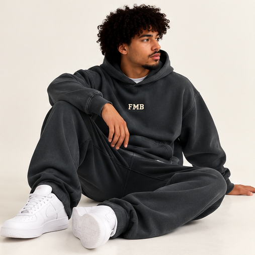 FMB Collegiate Wash Boxy Hoodie V2