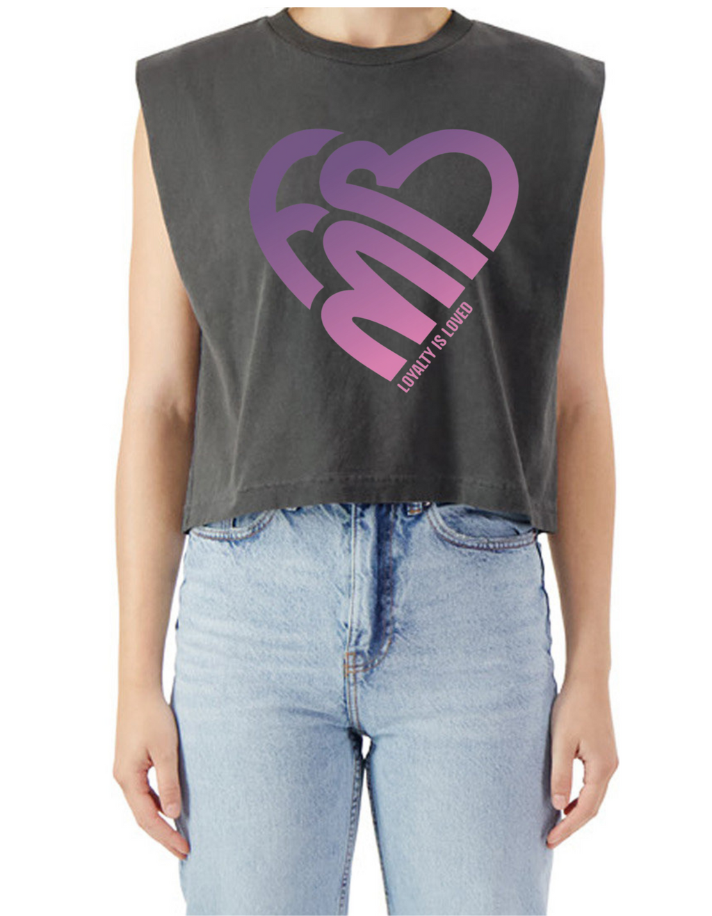 (FMB) Loyalty Heart Vintage Crop