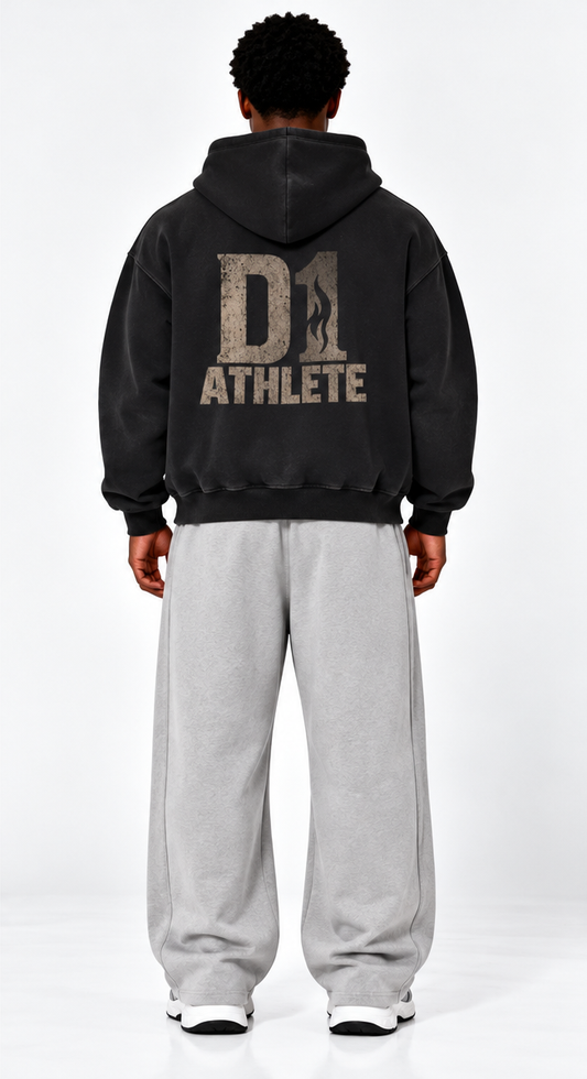 BFM Vintage Wash Boxy Fleece Hoodie