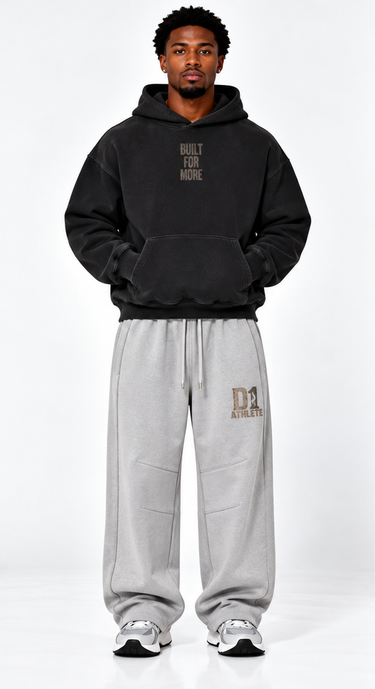BFM Vintage Wash Boxy Fleece Hoodie