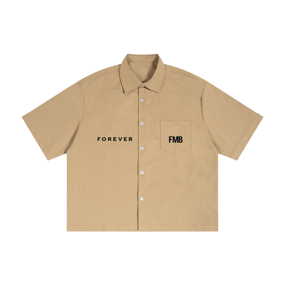 FMB Unisex Boxy Heavyweight Short Sleeve Shirt