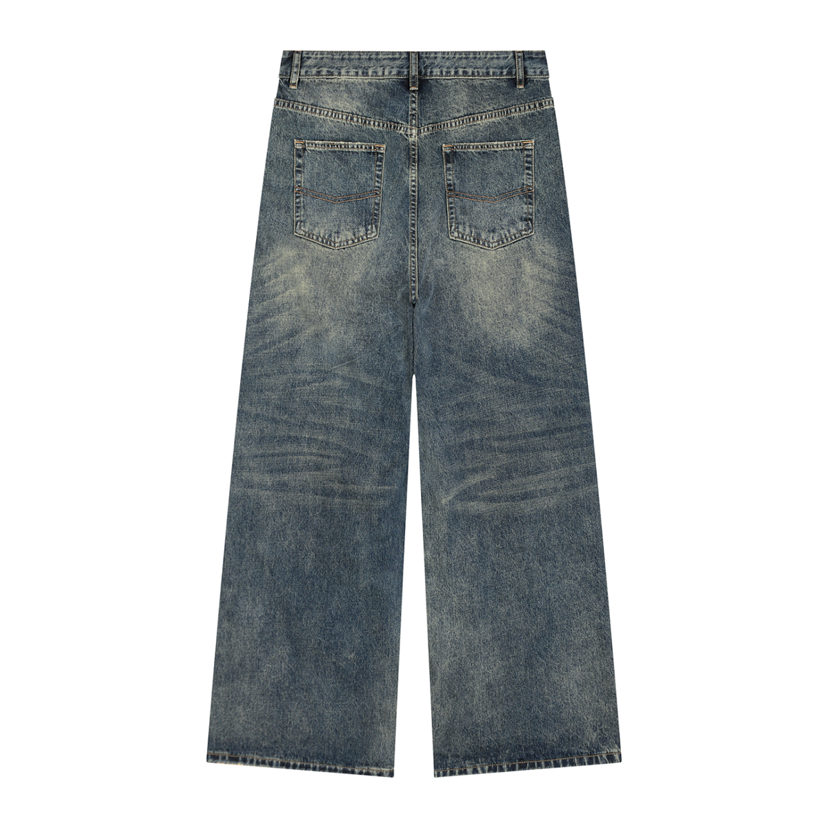 FMB baggy Vintage Wash Denim Jeans