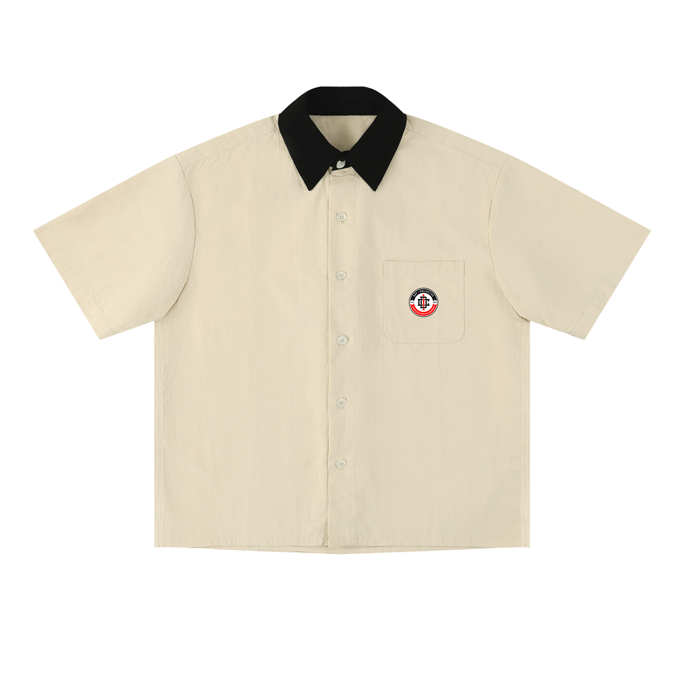 Unisex Color Block Short Sleeve Shirt