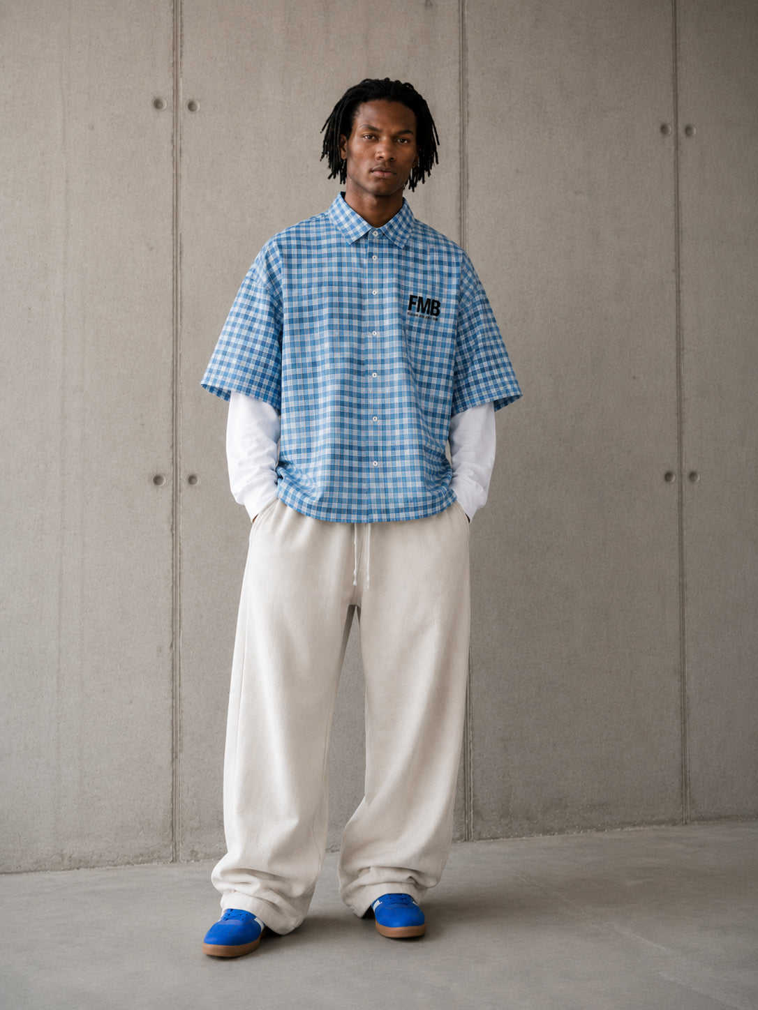 FMB Essential Plaid Skater Shirt