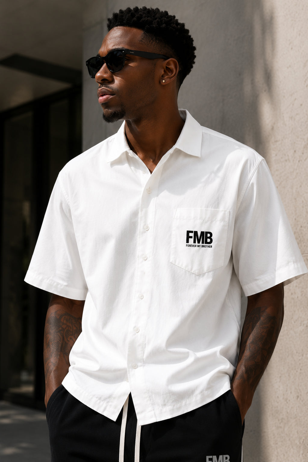 FMB Unisex Boxy Heavyweight Short Sleeve Shirt