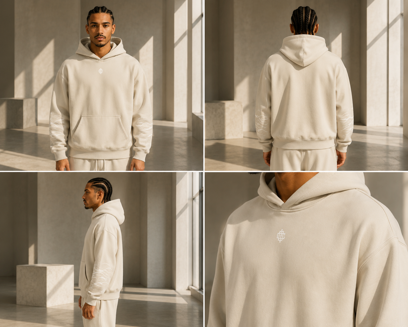 Sunfade Fleeced Hoodie