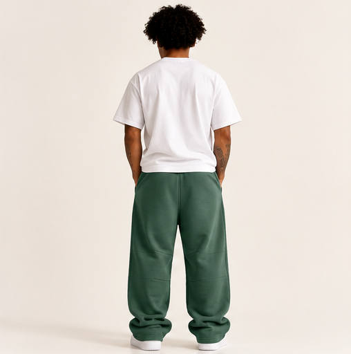 Collegiate Vintage Wash Barrel Leg Sweatpants