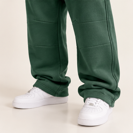 Collegiate Vintage Wash Barrel Leg Sweatpants