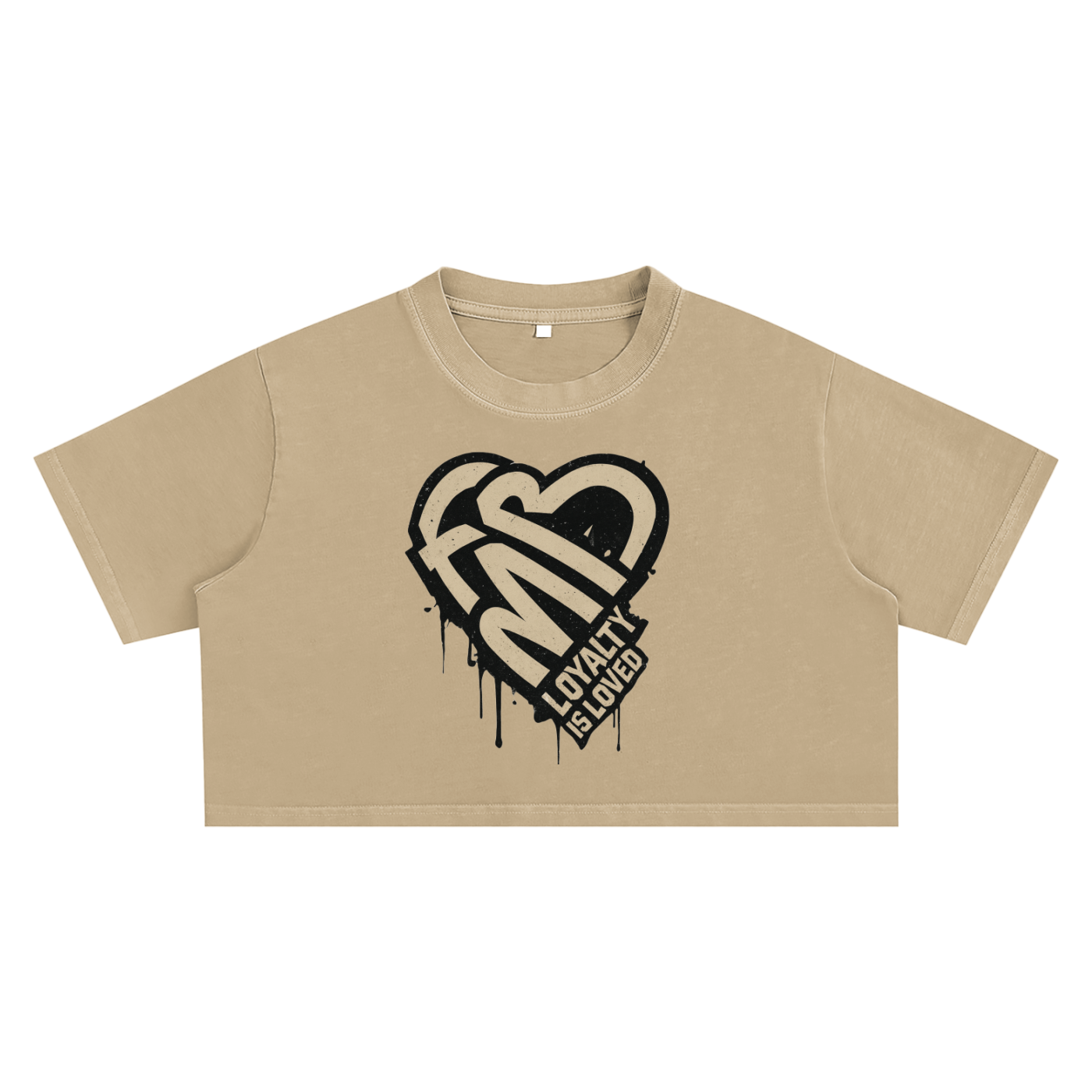 Snow Washed Crop Top