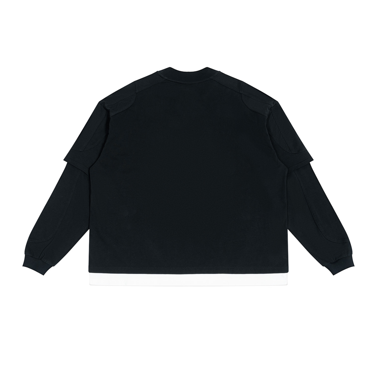 FMB Paneled Layer Color Block T-Shirt