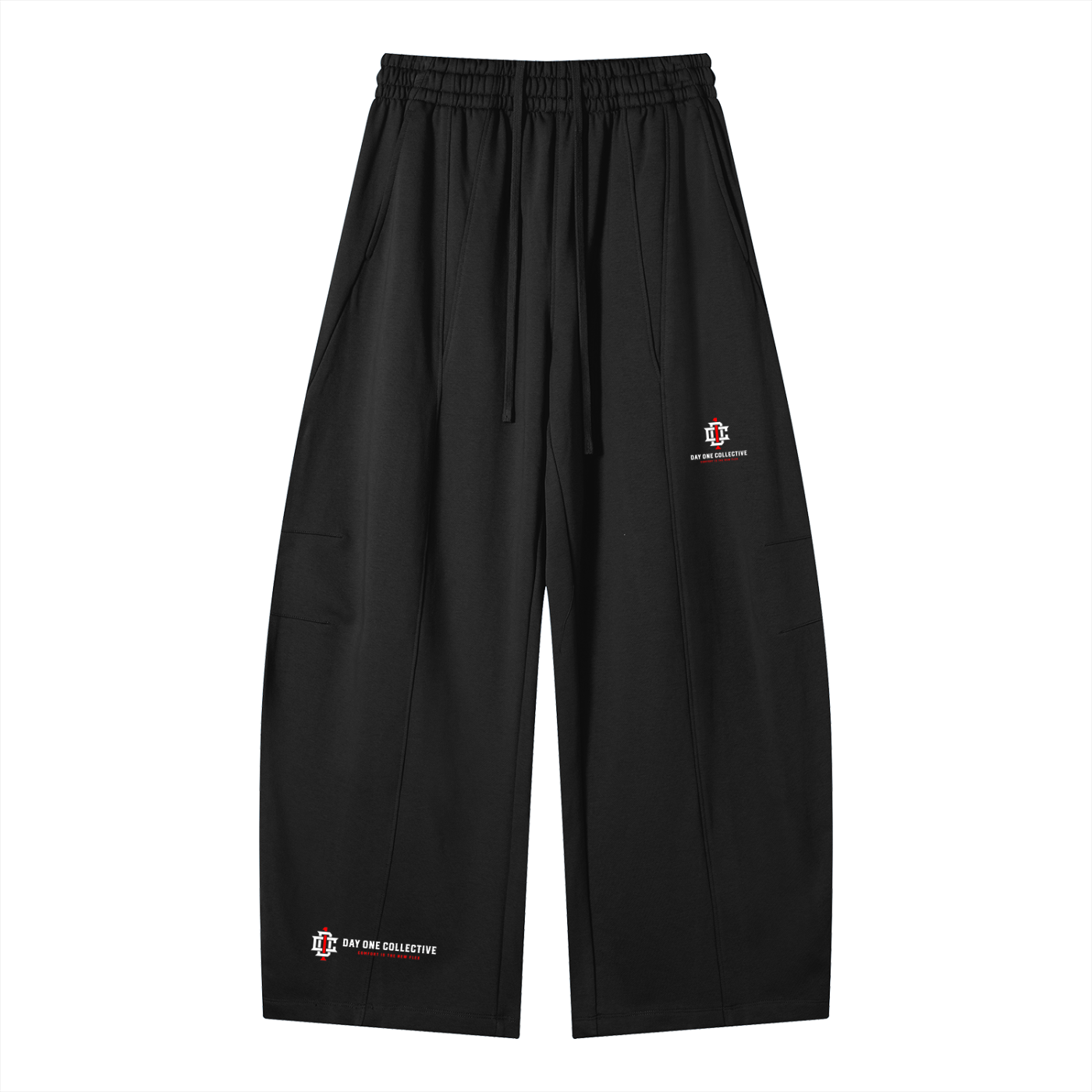 Day 1 Collective luxury Wide-Leg Sweatpants