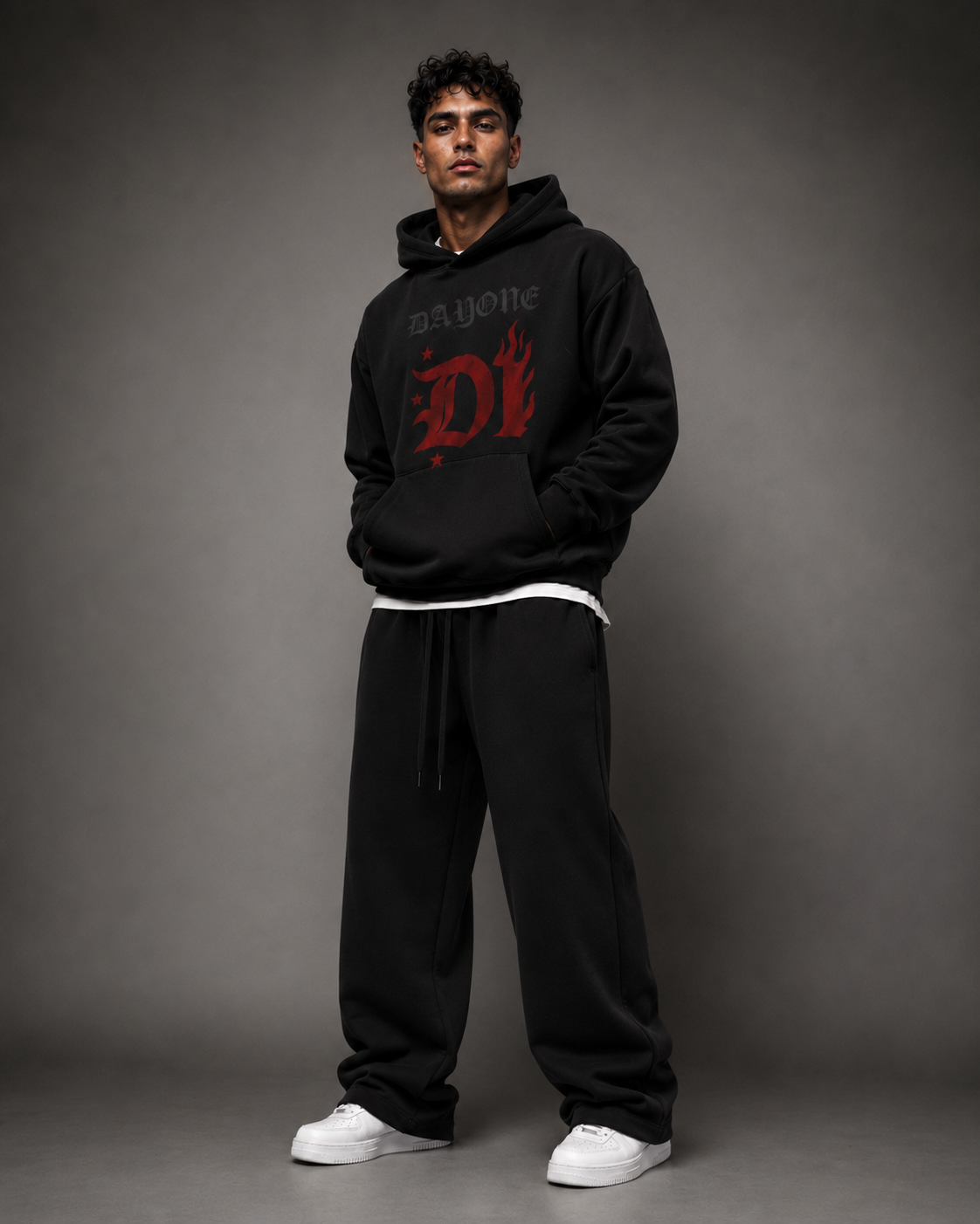 D1 Flamed Heavyweight Sunfade Oversized Hoodie