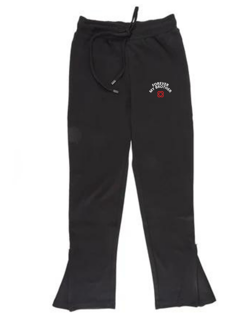 (FMB) Signature Flare Joggers with Zipper