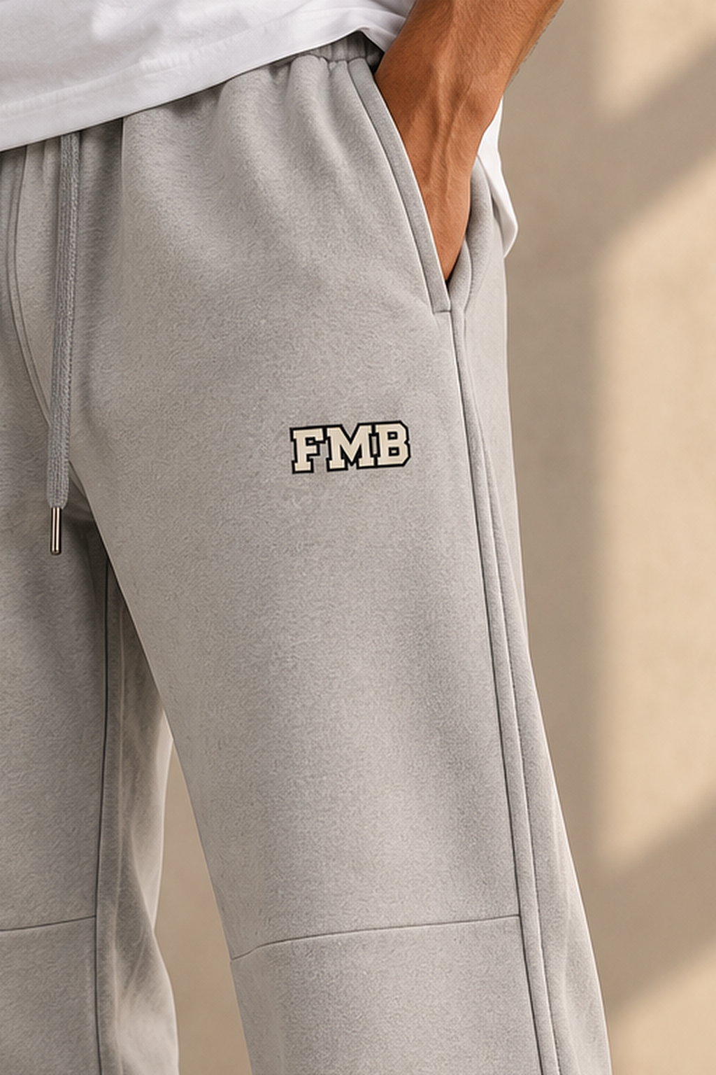 Collegiate Vintage Wash Barrel Leg Sweatpants