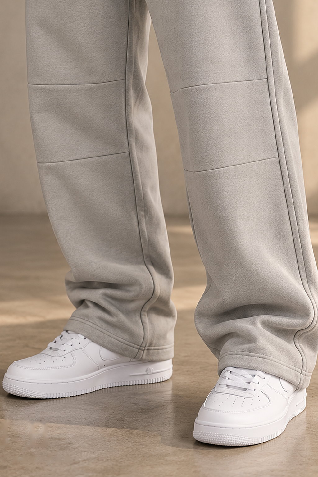 Collegiate Vintage Wash Barrel Leg Sweatpants