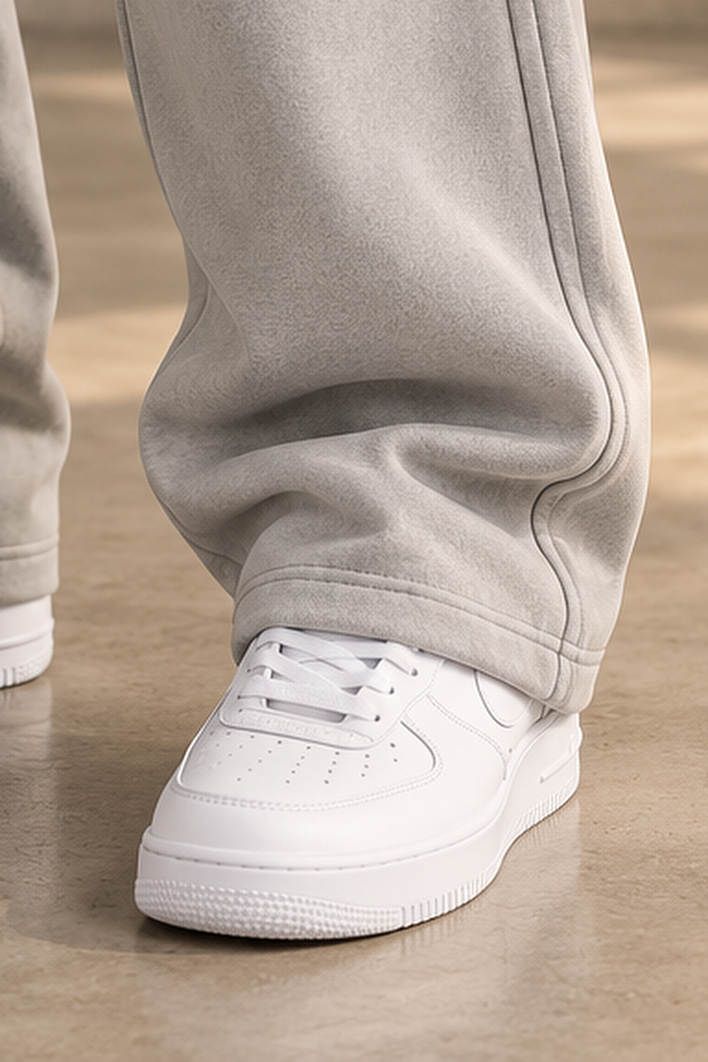 Collegiate Vintage Wash Barrel Leg Sweatpants
