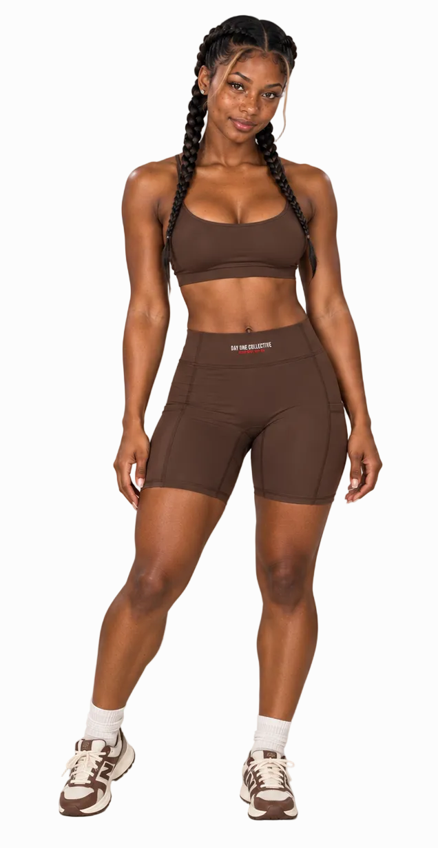 The collective Women's High-Waisted Pocket Biker Shorts