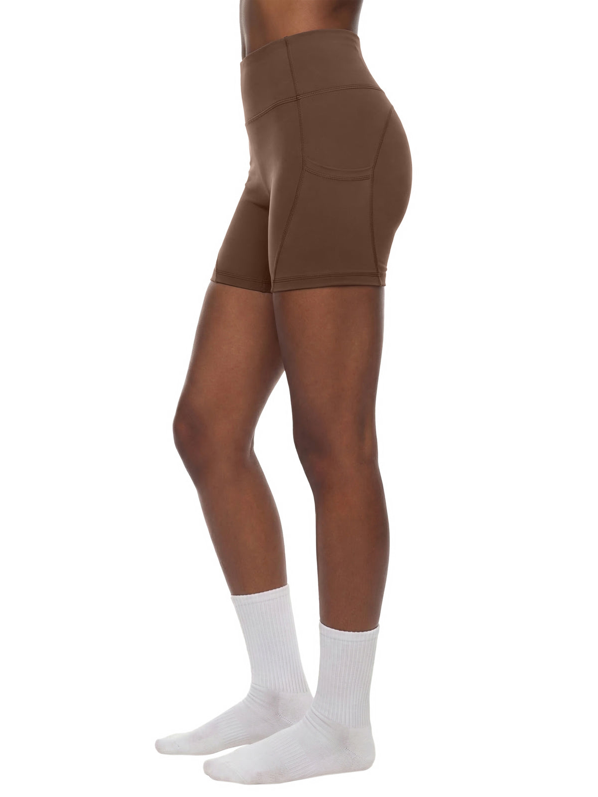 The collective Women's High-Waisted Pocket Biker Shorts