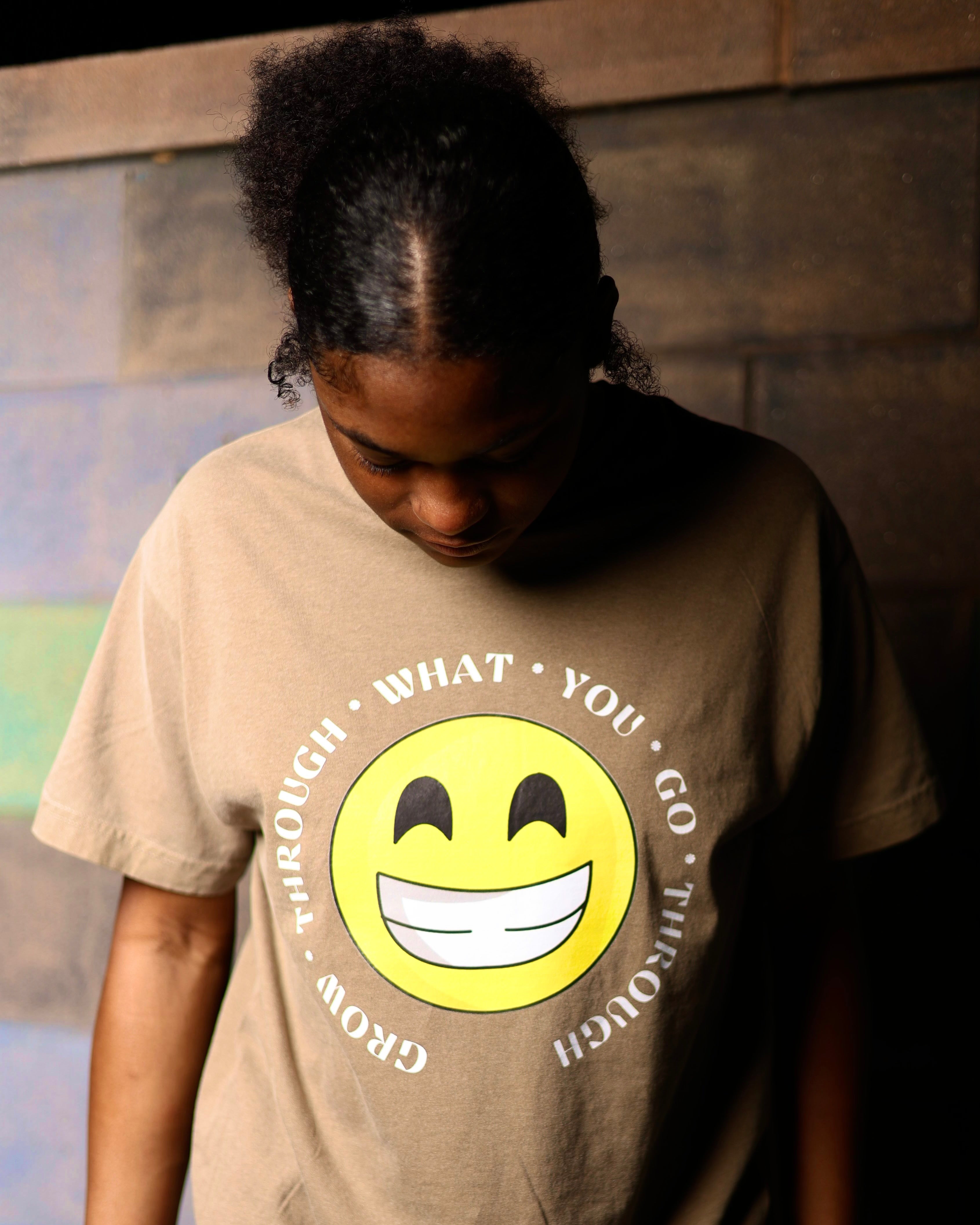 Grow Through What You Go Through(Emoji) Tee