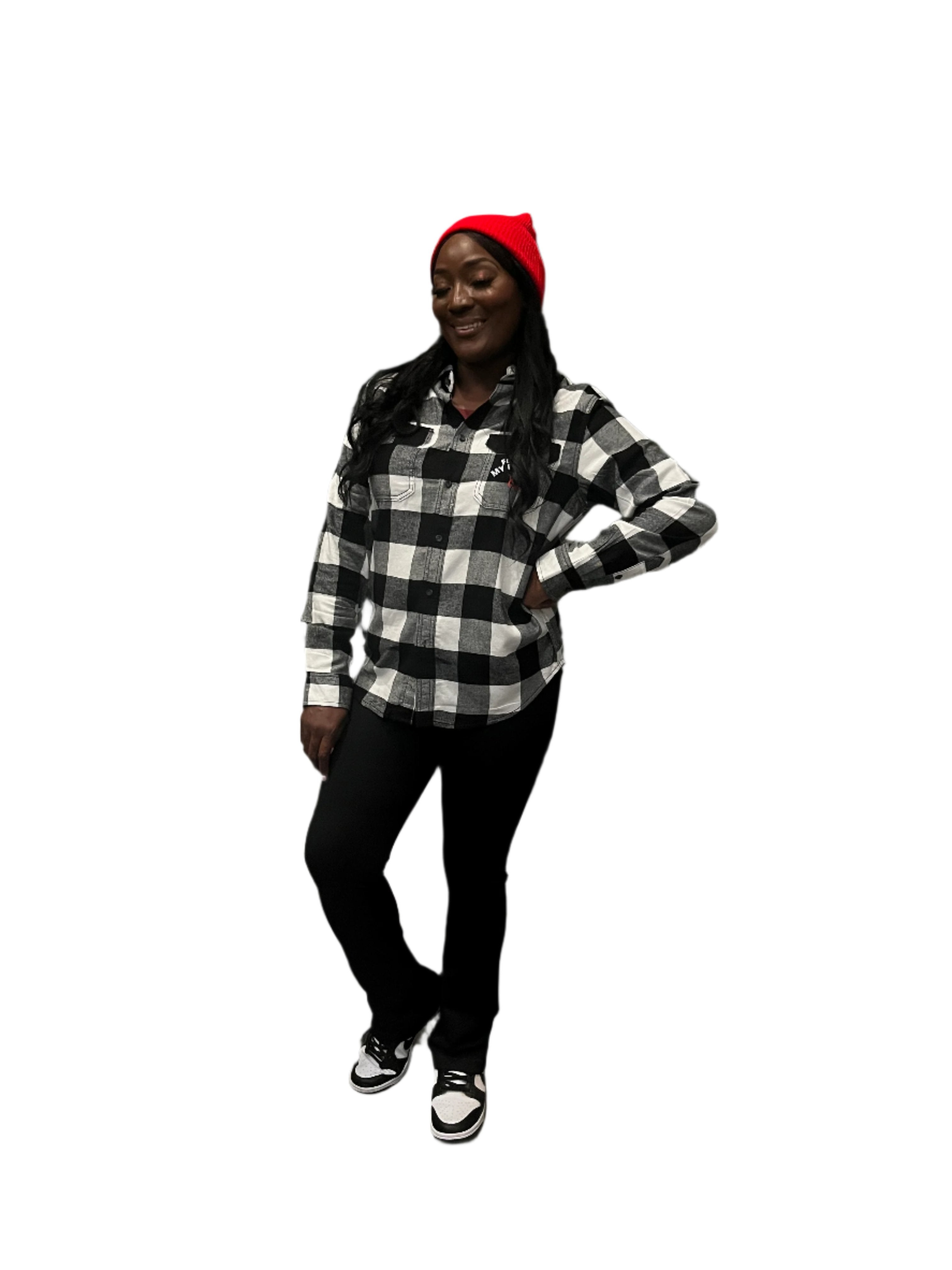 FMB Unisex Signature Flannel and Black leggings