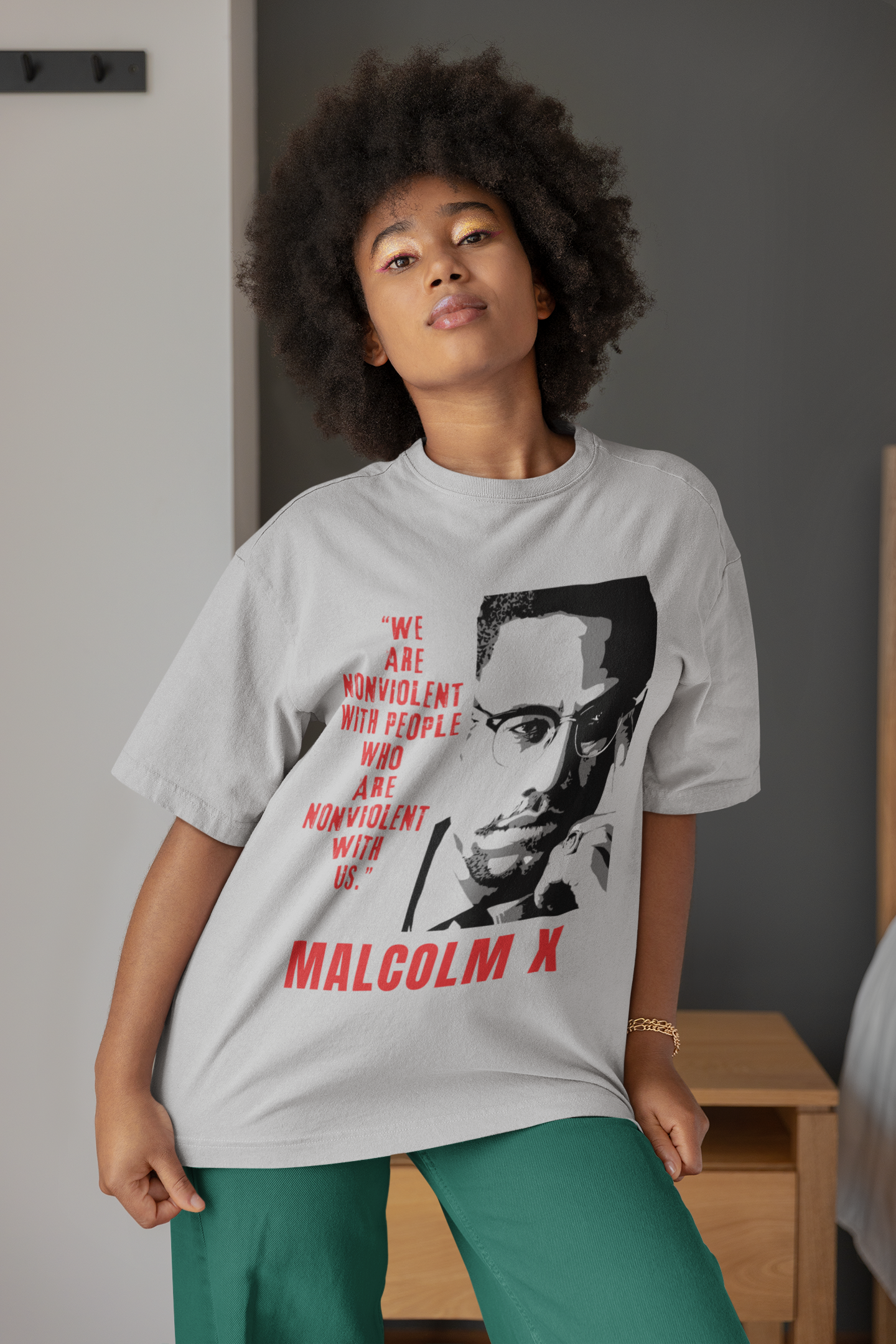 Malcolm X  " The Message" T-Shirt