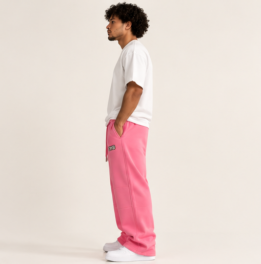 Collegiate Vintage Wash Barrel Leg Sweatpants