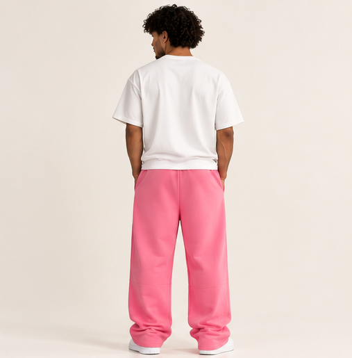 Collegiate Vintage Wash Barrel Leg Sweatpants
