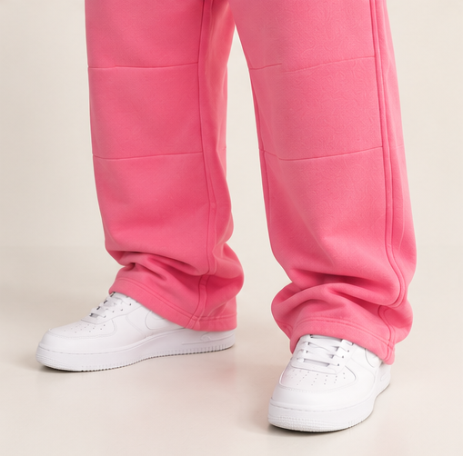 Collegiate Vintage Wash Barrel Leg Sweatpants