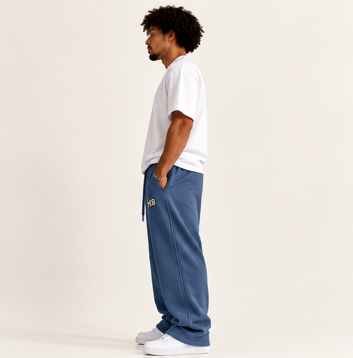 Collegiate Vintage Wash Barrel Leg Sweatpants
