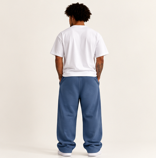 Collegiate Vintage Wash Barrel Leg Sweatpants