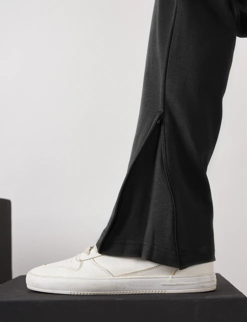 (FMB) Signature Flare Joggers with Zipper