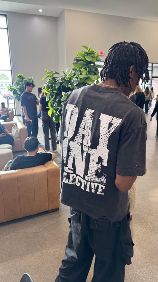 Day 1 Collective Signature Distressed T-Shirt